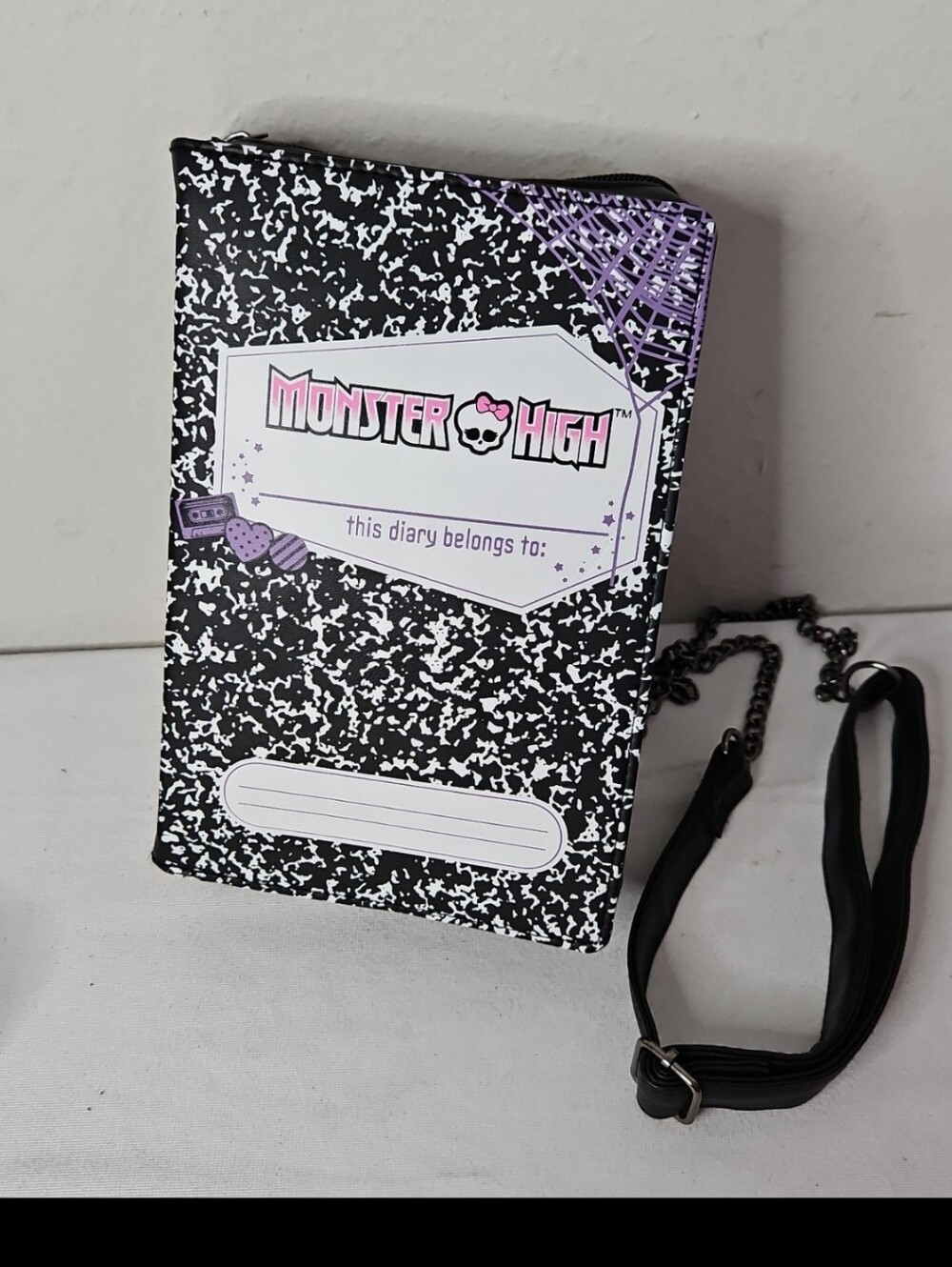 Monster High Composition Notebook Crossbody